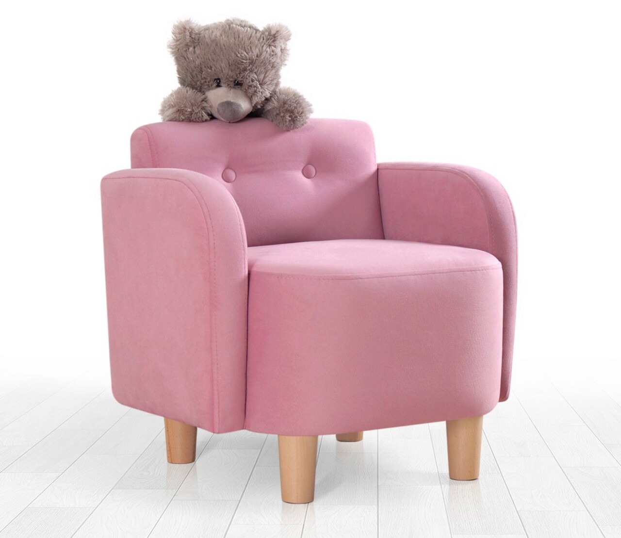 Fotoliu pentru copii, Atelier del Sofa, 209FLF1113, Roz - imagine 6